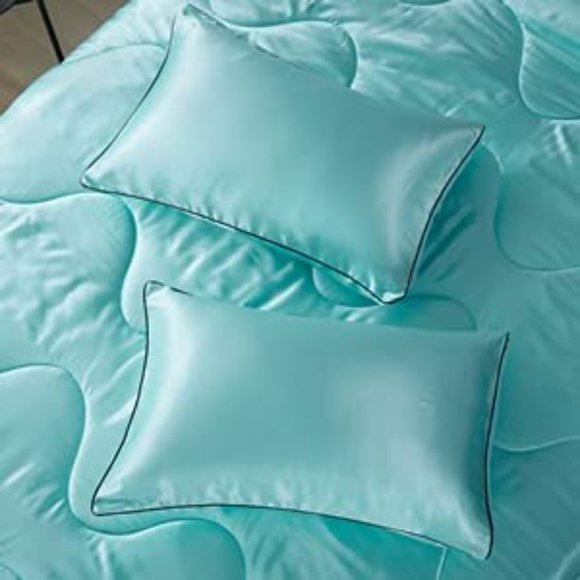 NEW 5pcs Silky Soft Comforter Set Sexy Luxury Ultra Soft - Picture 15 of 16